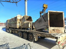 Демонтаж старого компактора